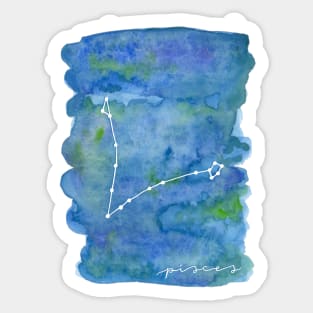 Pisces star constellation Sticker